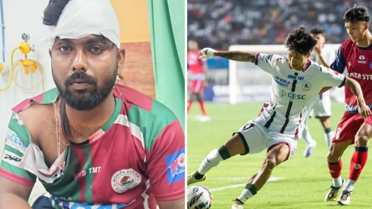 A Mohun Bagan fan attacked opposition supporters after a tense ISL match in Jamshedpur