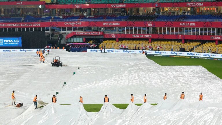Guwahati ground staff rewarded Rs 25 crore for incredible work in rain games