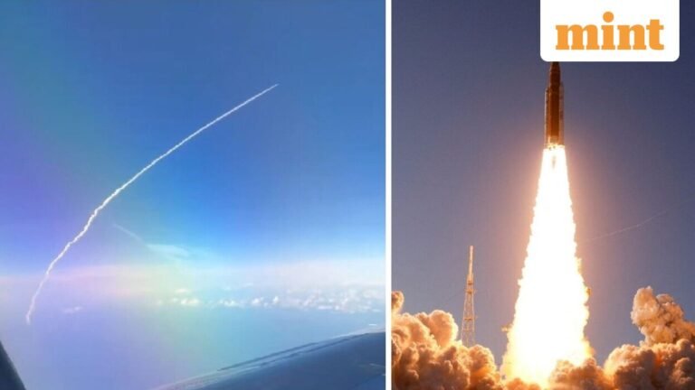 Artemis II launch: NASA rocket leaves a mark in the sky — Aerial view | Watch Viral Video | Today’s news