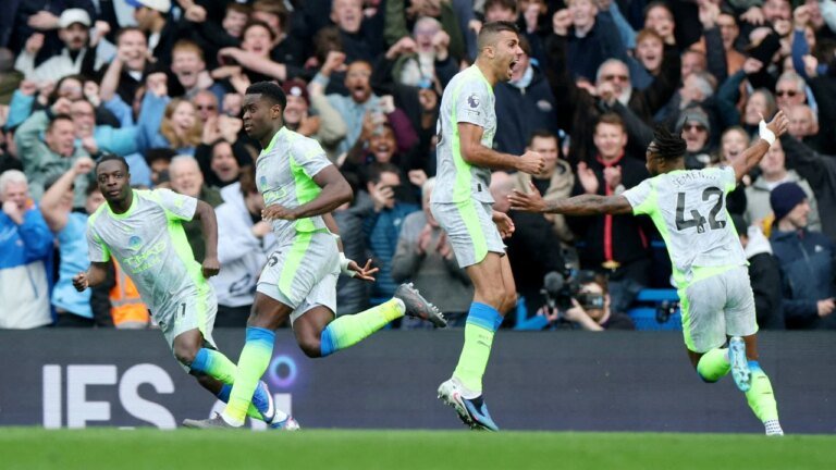 Manchester City edged closer to Arsenal in the PL title race with a 3-0 win over Chelsea