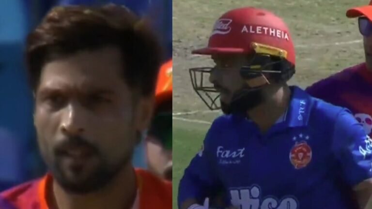 Tempers flare in PSL as Mohammad Amir and Faheem Ashraf exchange heated words in nasty spat