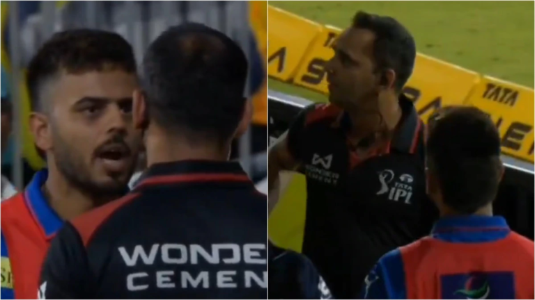 Nitish Rana was fined after violently spitting with the umpires during the CSK vs DC clash