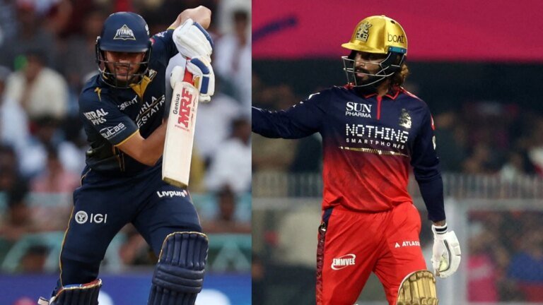 RCB vs GT Live Score, IPL 2026: Bengaluru, Gujarat look to return to winning ways