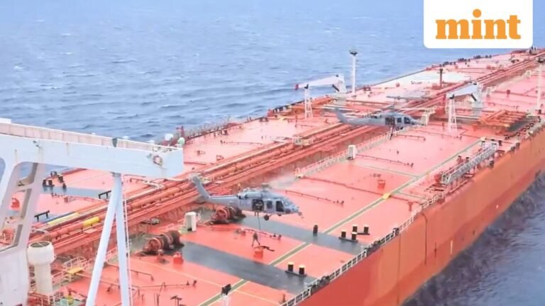 Hormuz Blockade: US Forces Board Blacklisted Stateless Oil Tanker For Smuggling Iranian Oil In Indian Ocean | Today’s news