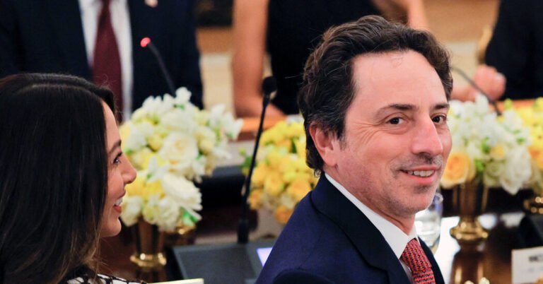 Sergey Brin moves to the right with a ‘MAGA girlfriend’ by his side