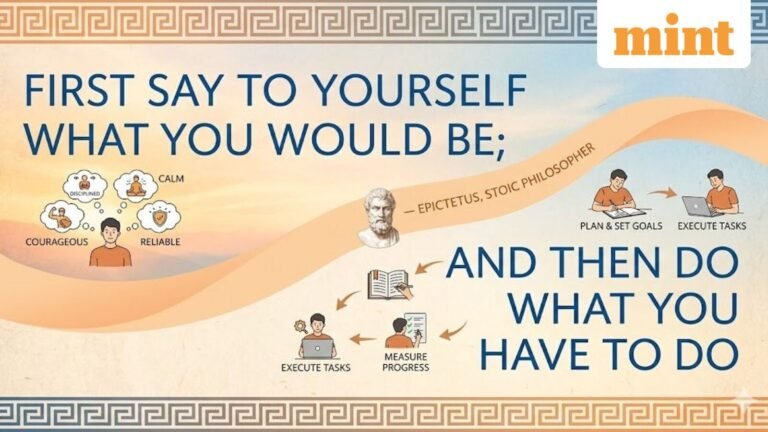 Quote of the day by Epictetus: “First tell yourself what you would be; and then do what you must” | Today’s News