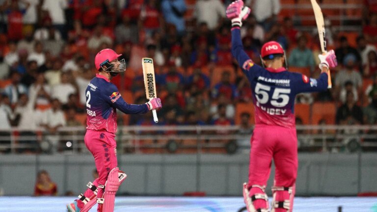 Mission possible. Rajasthan Royals handed Punjab Kings their first defeat in IPL 2026