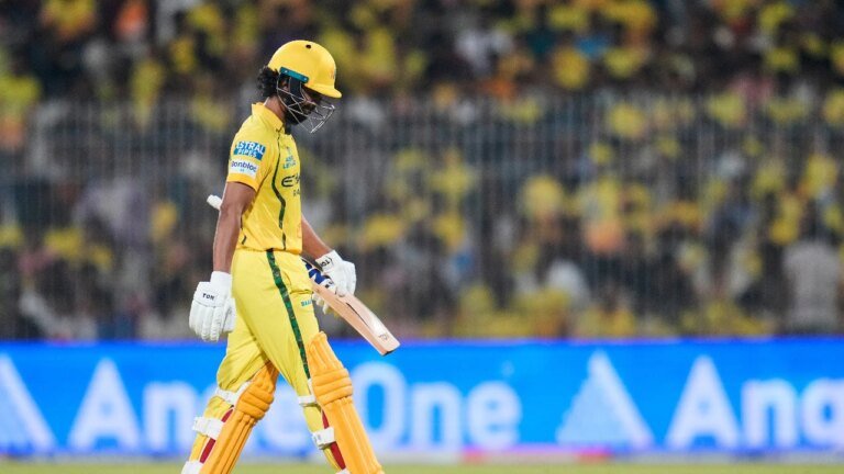Ruturaj Gaikwad bears the blame for his seventh straight loss as CSK captain