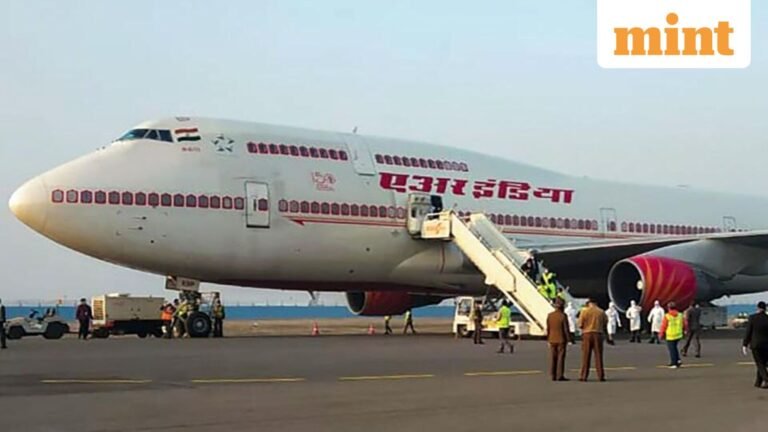 An Air India flight made an emergency landing in Bhopal due to a technical emergency | Today’s news