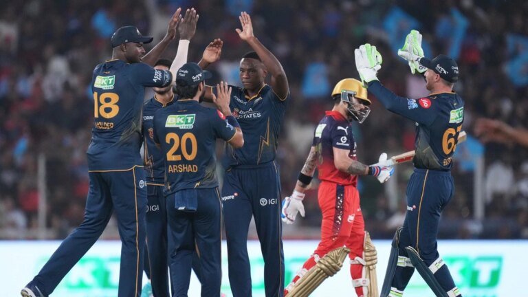 Virat Kohli dominates Kagiso Rabada with a boundary blitz, GT pacer responds with a vengeance