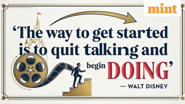 Walt Disney Quote of the Day: “The way to start is to stop talking and start doing” | Today’s news