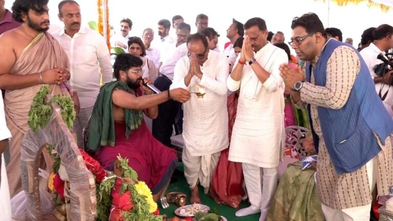 Inauguration of Courtyard by Marriott hotel project in Amaravati