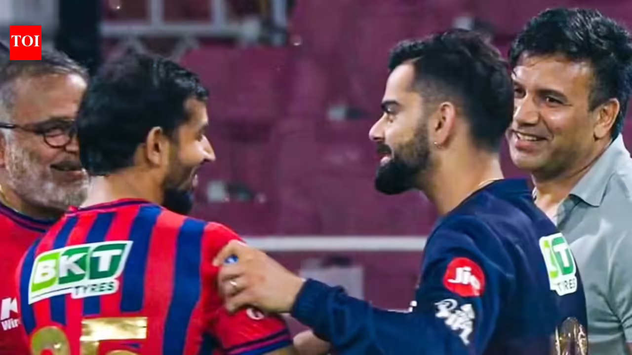Virat Kohli: Virat Kohli shares a heartwarming moment with Prince Yadav after the pacer removes him for a duck | Cricket News – The Tech Word News