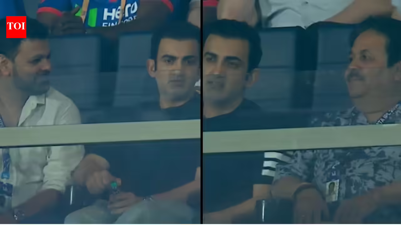 Gautam Gambhir attends DC vs KKR IPL 2026 match, seen in long chat with selector – Watch | Cricket News – The Tech Word News