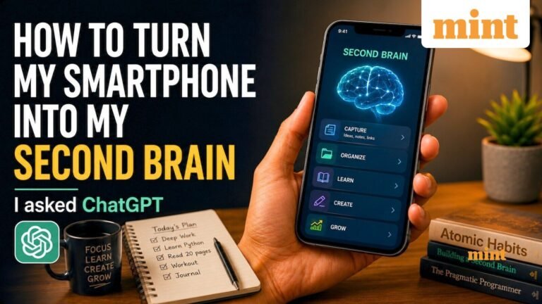 Super Productivity Hacks: How To Turn Your Smartphone Into My Second Brain; I asked ChatGPT, AI comes up with a detailed plan | Today’s news
