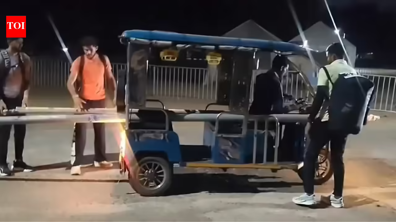 India fails its athletes again: Pole vaulters carry gear on e-rickshaws minutes after breaking national record – Watch