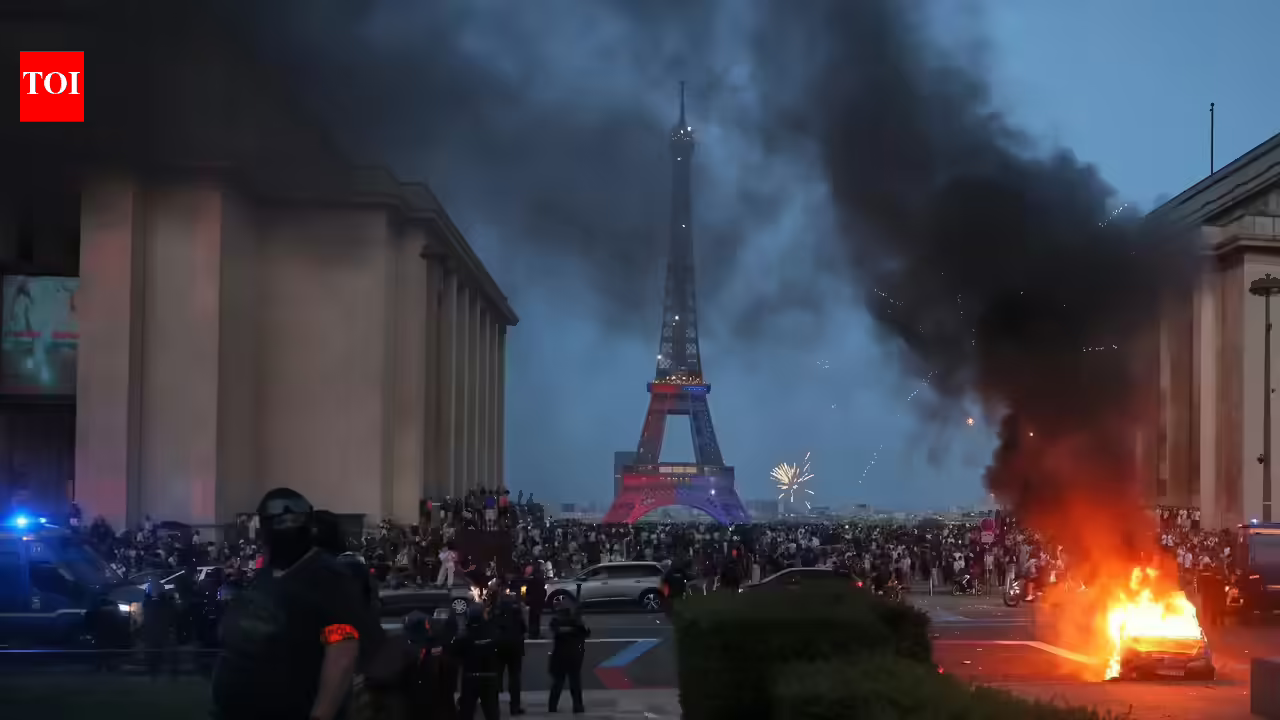 One dead and 780 arrested as PSG’s Champions League celebrations descend into chaos