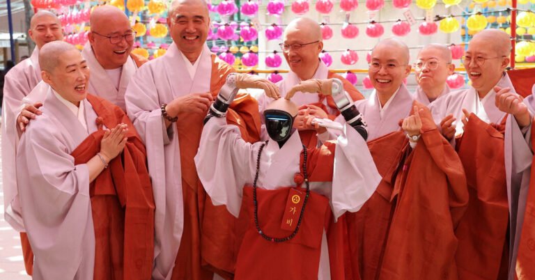 Meditate or reboot? A robot Buddhist monk is coming to Korea.