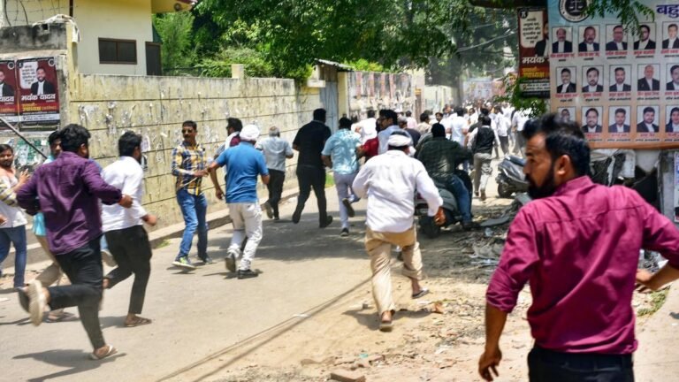 Lawyers clash with police during demolition drive in Lucknow; injuries reported