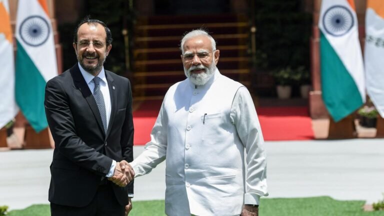 Modi expresses support for the sovereignty and territorial integrity of Cyprus