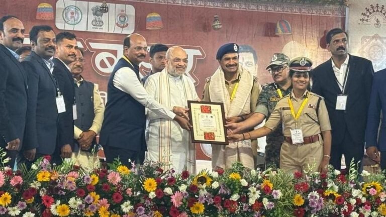 Union Minister Amit Shah congratulates the Telangana police for their role in ensuring a Naxal-free state