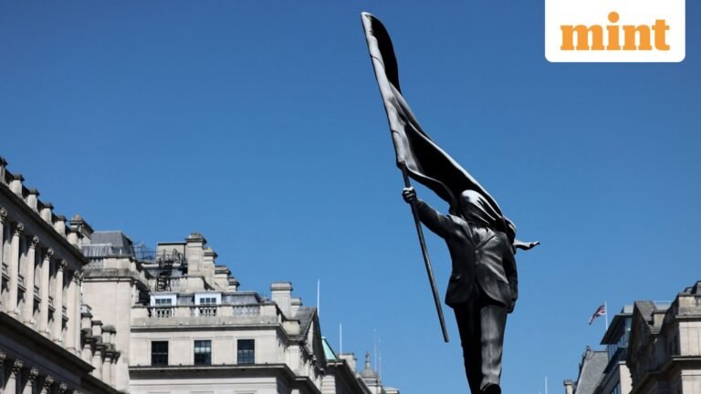 Street artist Banksy confirms mystery sculpture in central London is his work, says ‘there was a bit of a gap’ | Today’s news