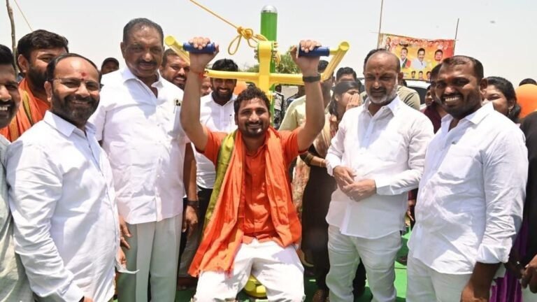 “Fit India” vision: two open gyms opened in Karimnagar