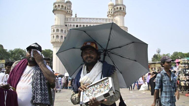 Six districts of Telangana record temperatures above 45°C as the heat intensifies