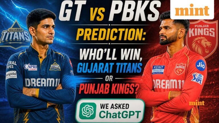 GT vs PBKS Prediction: Who will win, Gujarat Titans or Punjab Kings? We asked ChatGPT | Today’s news