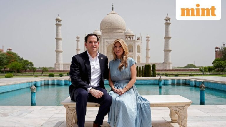Keeping with tradition? Marco Rubio shares special Taj Mahal moment with wife Jeanette | WATCH | Today’s news