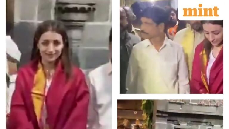 Trisha Krishnan’s birthday darshan in Tirupati creates buzz online as actor Vijay leads from Perambur and Tiruchirappalli | Today’s news