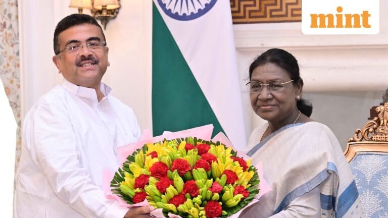 West Bengal CM Suvendu Adhikari meets President Murmum, PM Modi and Amit Shah in Delhi | Today’s news