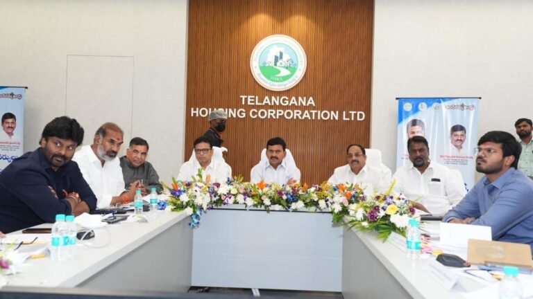 Ponguleti sets a deadline of the end of May for allotment of pending 2BHK houses