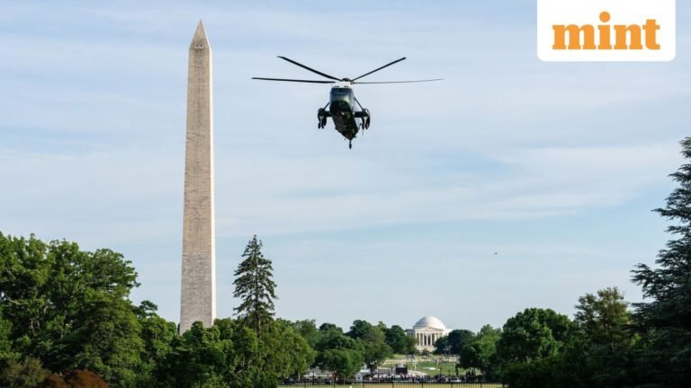 Trump is exploring building a White House heliport to prevent the new Marine One helicopter from burning the South Lawn grass | Today’s news