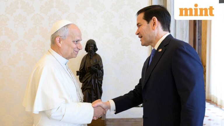 Marco Rubio, Pope Leo push for peace during Vatican talks on Iran war | Today’s news