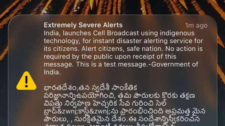 Hyderabadis will receive test alert messages on May 2 as nationwide testing begins