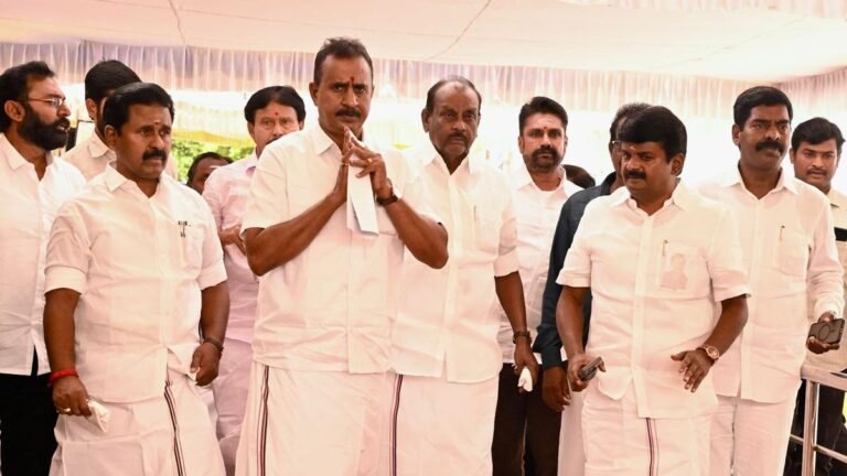 The AIADMK faction led by C.Ve. Shanmugam declares support for TVK; says EPS wanted to be CM with DMK support