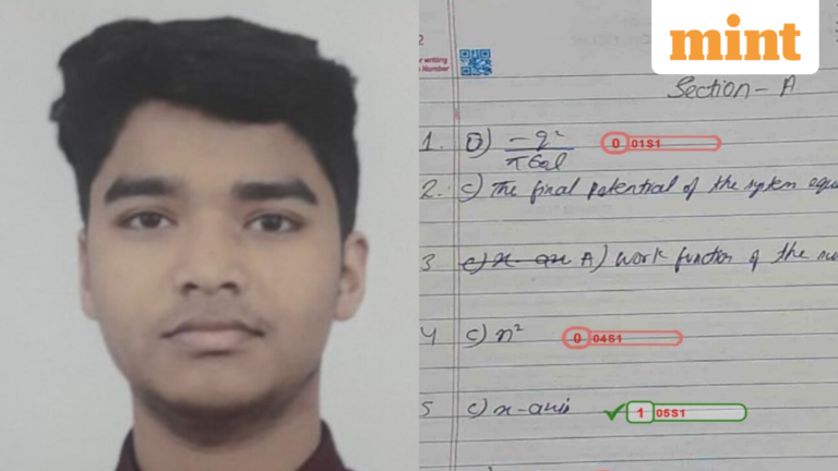 Class 12 CBSE student trolled, called ‘Pakistani’ after claiming mismatch in physics answer sheet: ‘Not my handwriting’ | Today’s news
