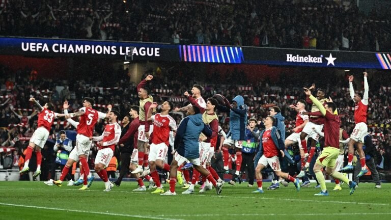 Arsenal progress to Champions League final as Arteta celebrates ‘historic’ Emirates night