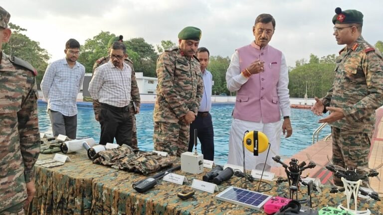 Minister of State for Defense Sanjay Seth visited Pangode Military Station in Kerala’s Thiruvananthapuram