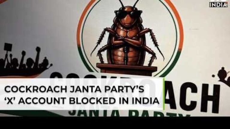 Cockroach Janta Party launches new X handles after previous account suspension; gains 23k followers in 90 minutes | Today’s news