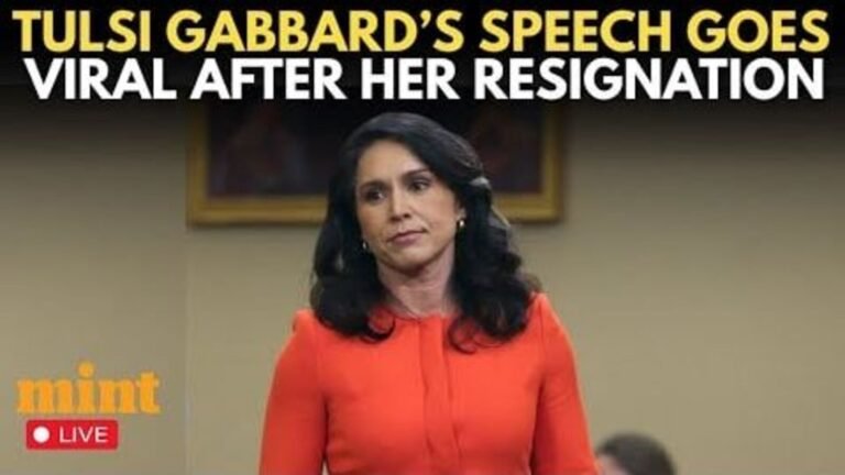 Tulsi Gabbard resigns as director of National Intelligence, marking another major departure from Trump administration | Today’s news