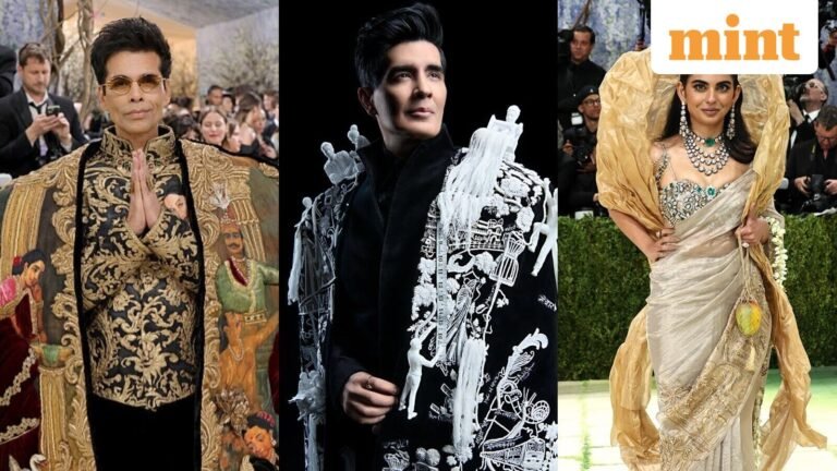 Indian brands shine at Met Gala 2026, from couture creations to iconic red carpet | Today’s news