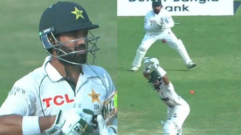 Mohammad Rizwan faces brutal trolling ahead of bizarre dismissal in Mirpur Test: Watch