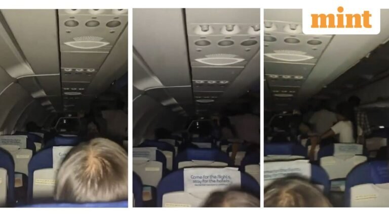 IndiGo passengers ‘suffocate’ on board Delhi-bound flight without AC, lights for 30 minutes: Video | Today’s news