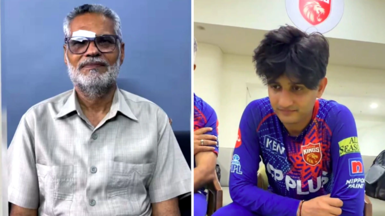 Punjab Kings make heartwarming gesture for elderly fan hit by ball in Mullanpur