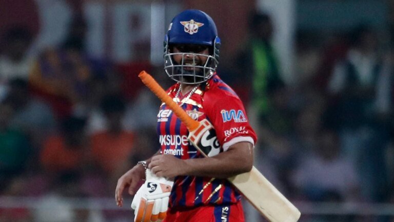 Helpless Rishabh Pant departs and prays for luck as LSG sink deeper after defeating MI