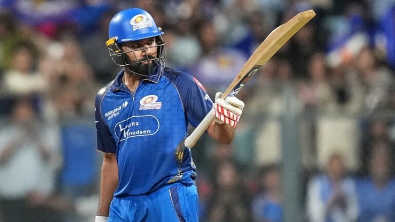 Rohit Sharma roars to keep Mumbai Indians alive in the playoffs