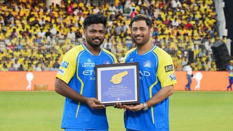 Carried Dhoni’s Boost bottle cutout: When long-haired Mahi left young Samson in awe
