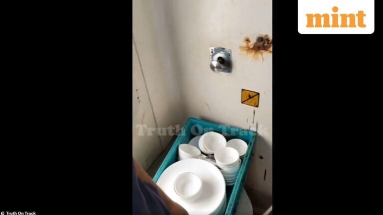 FSSAI pulls up IRCTC over shocking video of washing dishes in train toilet | Today’s news